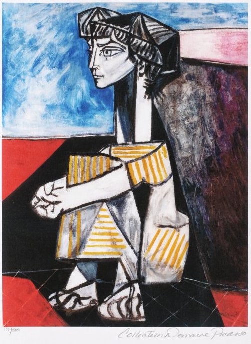 Pablo Picasso - Jacqueline with Arms Crossed - Artiss