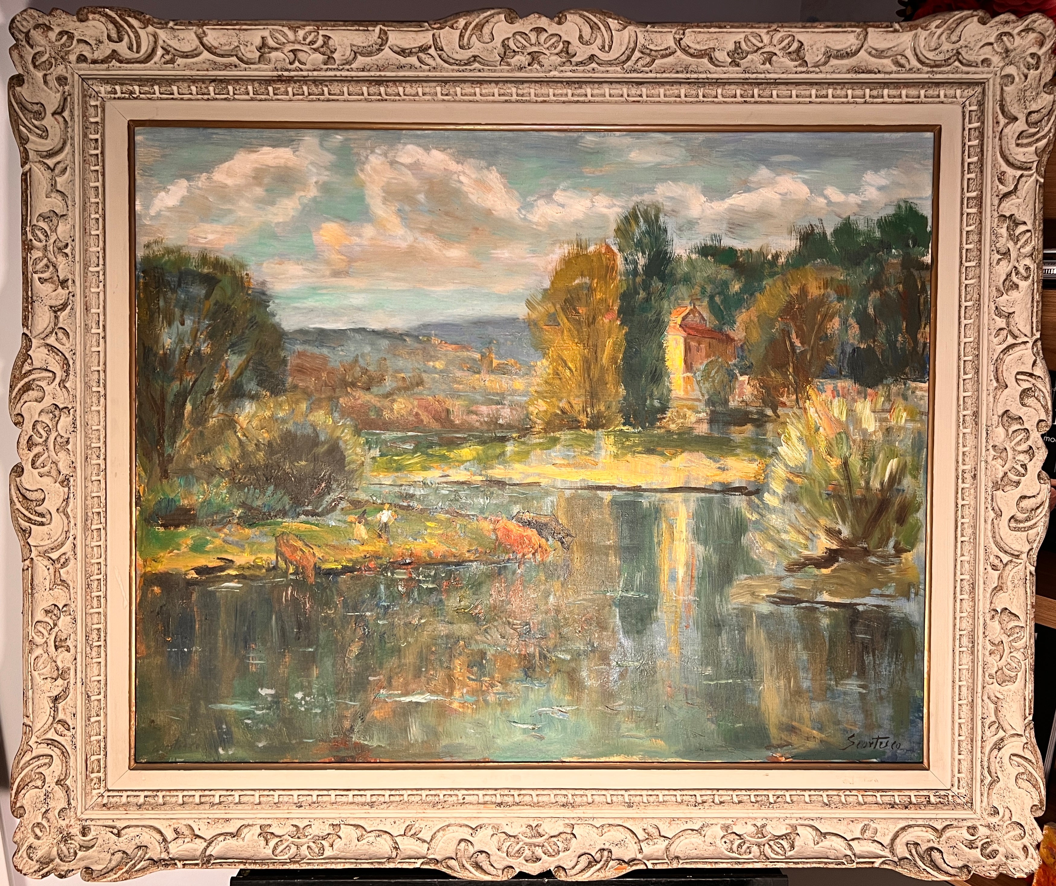 Paul Scorţescu - Les bergers sur la rive