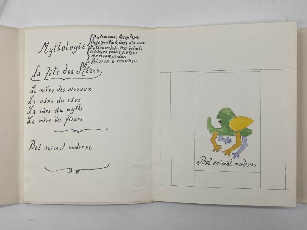 Victor Brauner - "Plan de l'exposition" și "Catalogue d`exposition", Galeria Alexandre Iolas, Paris